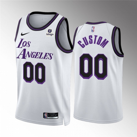 Men Women Youth Los Angeles Lakers Active Player Customized White City Edition Stitched Basketball Jersey Men Women Youth Los Angeles Lakers Active Player Customized White City Edition Stitched Basketball Jersey