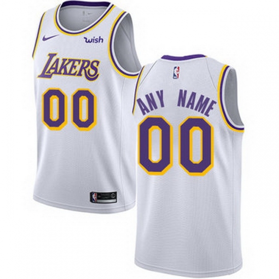 Men Women Youth Toddler All Size Los Angeles Lakers Authentic White Association Edition Nike NBA Customized Jersey Men Women Youth Toddler All Size Los Angeles Lakers Authentic White Association Edition Nike NBA Customized Jersey