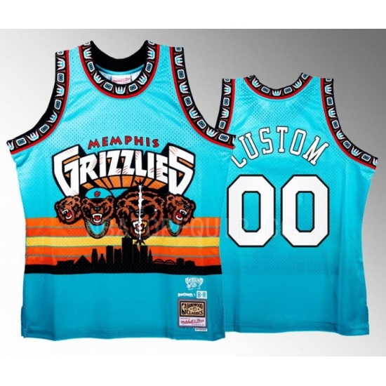 Men Women youth Memphis Grizzlies Active Player Custom Teal Three 6 Mafia X BR Remix Swingman Stitched Jersey Men Women youth Memphis Grizzlies Active Player Custom Teal Three 6 Mafia X BR Remix Swingman Stitched Jersey