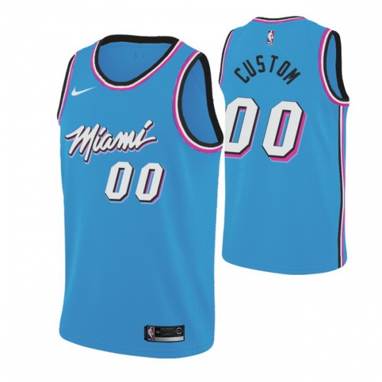 Men Women Youth Toddler All Size Miami Heat Custom 2019 20 Men s Blue Miami City Edition NBA Jersey Men Women Youth Toddler All Size Miami Heat Custom 2019 20 Men s Blue Miami City Edition NBA Jersey