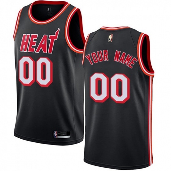 Men Women Youth Toddler Miami Heat Black Custom Nike NBA Stitched Jersey Men Women Youth Toddler Miami Heat Black Custom Nike NBA Stitched Jersey