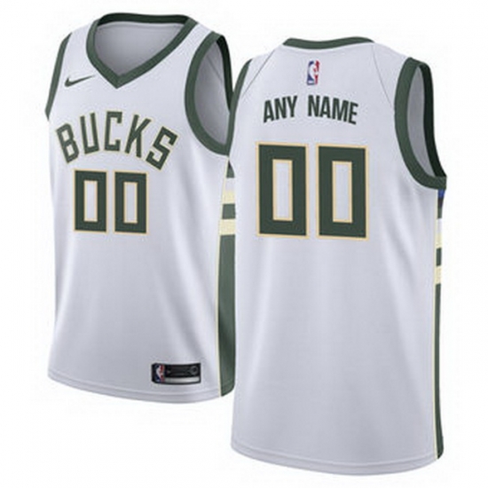 Men Women Youth Toddler All Size Milwaukee Bucks Nike White Swingman Custom Association Edition Jersey Men Women Youth Toddler All Size Milwaukee Bucks Nike White Swingman Custom Association Edition Jersey