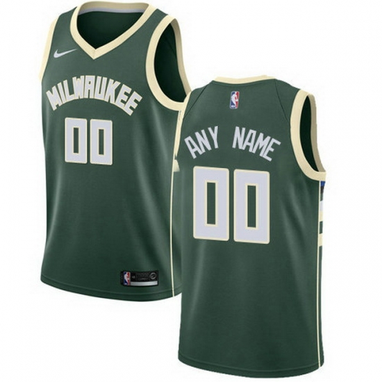 Men Women Youth Toddler All Size Nike Milwaukee Bucks Customized Swingman Green Road NBA Icon Edition Jersey Men Women Youth Toddler All Size Nike Milwaukee Bucks Customized Swingman Green Road NBA Icon Edition Jersey