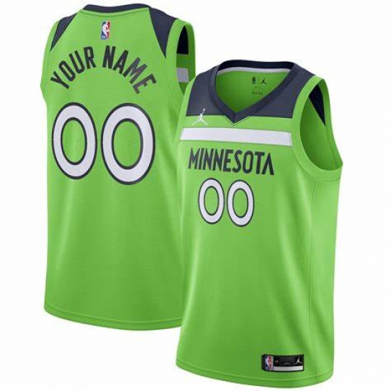 Men Women Youth Toddler Minnesota Timberwolves Green Custom Nike NBA Stitched Jersey Men Women Youth Toddler Minnesota Timberwolves Green Custom Nike NBA Stitched Jersey
