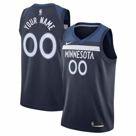 Men Women Youth Toddler Minnesota Timberwolves Navy Blue Custom Nike NBA Stitched Jersey Men Women Youth Toddler Minnesota Timberwolves Navy Blue Custom Nike NBA Stitched Jersey