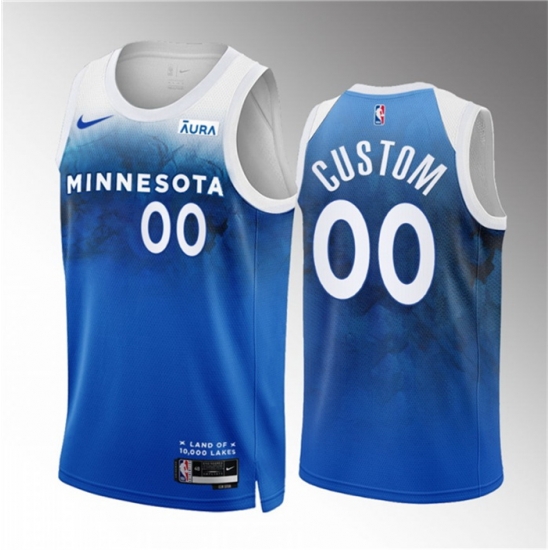 Men Women youth Minnesota Timberwolves Active Player Custom Blue 2023 24 City Edition Stitched Jersey Men Women youth Minnesota Timberwolves Active Player Custom Blue 2023 24 City Edition Stitched Jersey