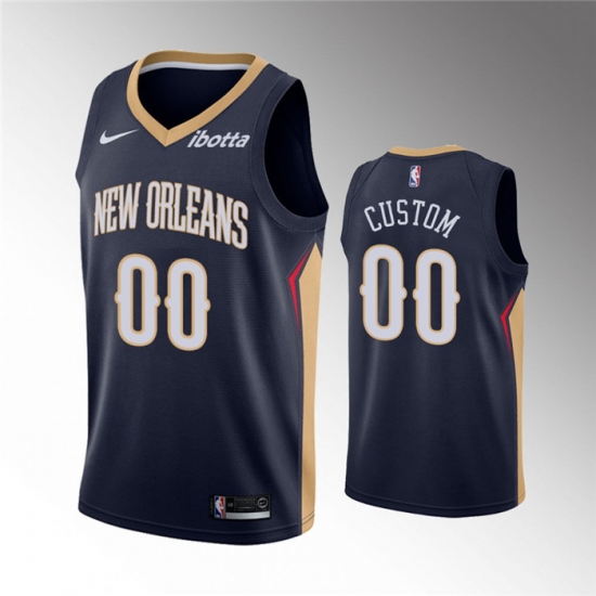 Men Women Youth New Orleans Pelicans Active Player Customized Navy Icon Edition Stitched Jersey Men Women Youth New Orleans Pelicans Active Player Customized Navy Icon Edition Stitched Jersey