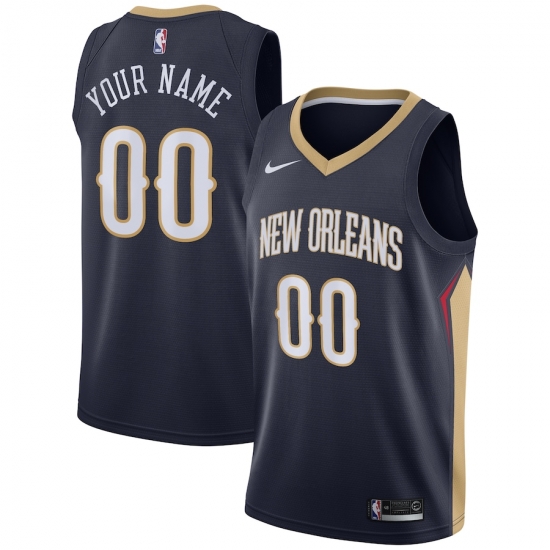 Men Women Youth Toddler New Orleans Pelicans Navy Blue Custom Nike NBA Stitched Jersey Men Women Youth Toddler New Orleans Pelicans Navy Blue Custom Nike NBA Stitched Jersey