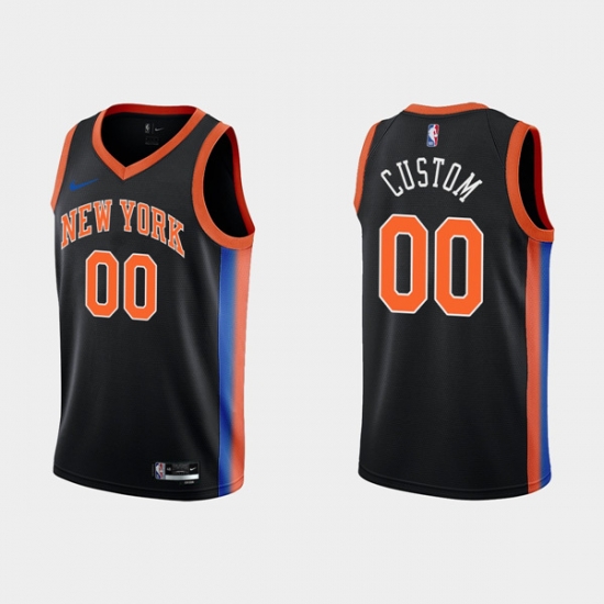 Men Women Youth New York Knicks Active Player Custom 2022 23 Black City Edition Stitched Basketball Jersey Men Women Youth New York Knicks Active Player Custom 2022 23 Black City Edition Stitched Basketball Jersey