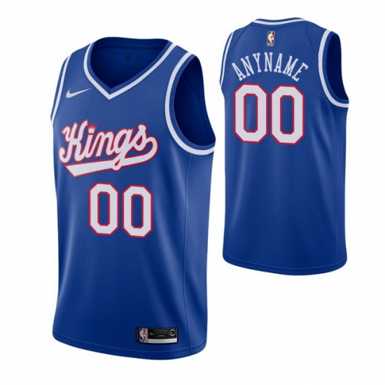 Men Women Youth Toddler All Size Sacramento Kings Custom Blue 2019 20 Hardwood Classics Jersey Men Women Youth Toddler All Size Sacramento Kings Custom Blue 2019 20 Hardwood Classics Jersey