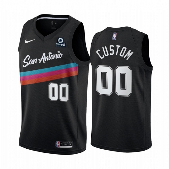 Men Women Youth San Antonio Spurs 2020 Black City Edition Custom jersey Men Women Youth San Antonio Spurs 2020 Black City Edition Custom jersey