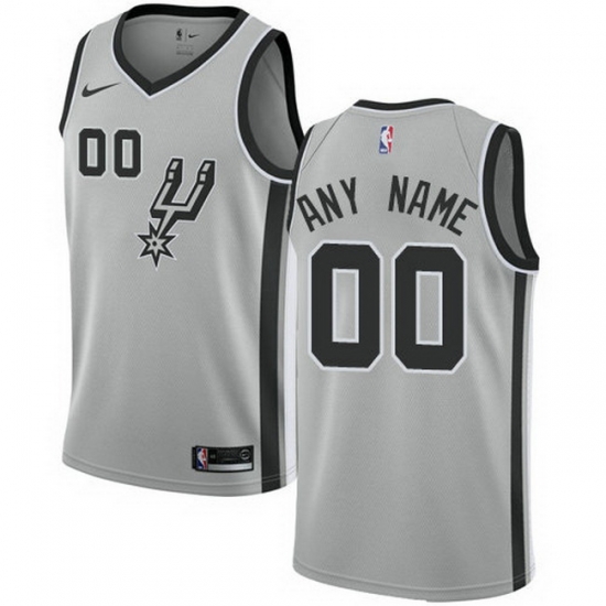 Men Women Youth Toddler All Size Nike San Antonio Spurs Customized Swingman Silver Alternate NBA Statement Edition Jersey Men Women Youth Toddler All Size Nike San Antonio Spurs Customized Swingman Silver Alternate NBA Statement Edition Jersey