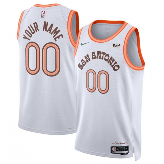 Men Women youth San Antonio Spurs Active Player Custom White 2023 24 City Edition Stitched Basketball Jersey Men Women youth San Antonio Spurs Active Player Custom White 2023 24 City Edition Stitched Basketball Jersey