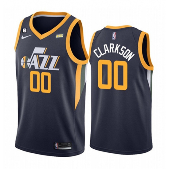 Men Women Youth Utah Jazz 00 Jordan Clarkson Navy Icon Edition With No 6 Patch Swingman Stitched Jersey Men Women Youth Utah Jazz 00 Jordan Clarkson Navy Icon Edition With No 6 Patch Swingman Stitched Jersey