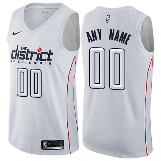 Men Women Youth Toddler Nike NBA Washington Wizards City Edition Nike Authentic White Customized Jersey Men Women Youth Toddler Nike NBA Washington Wizards City Edition Nike Authentic White Customized Jersey