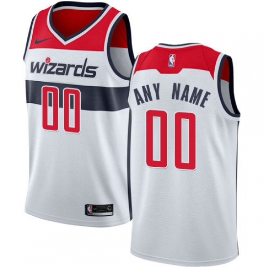 Men Women Youth Toddler Nike Washington Wizards Customized Swingman White Home NBA Association Edition Jersey Men Women Youth Toddler Nike Washington Wizards Customized Swingman White Home NBA Association Edition Jersey