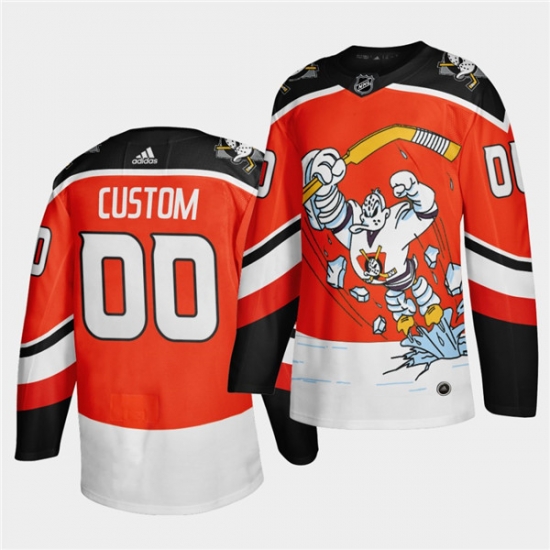 Men Anaheim Ducks Active Player Custom 2020 21 Orange Reverse Retro Stitched jersey Men Anaheim Ducks Active Player Custom 2020 21 Orange Reverse Retro Stitched jersey