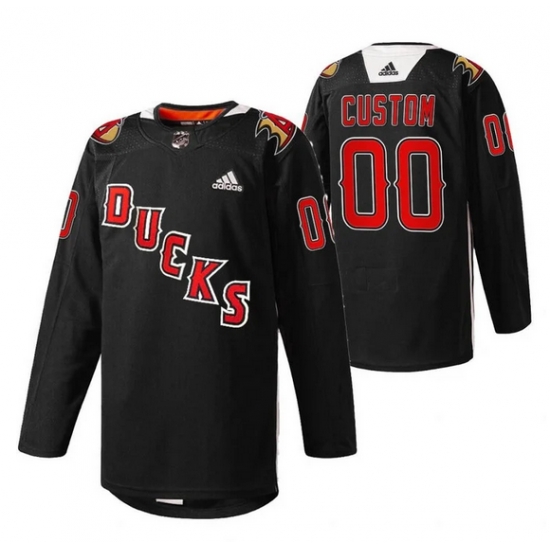 Men Anaheim Ducks Customized 2022 Black Angels Night Stitched jersey Men Anaheim Ducks Customized 2022 Black Angels Night Stitched jersey