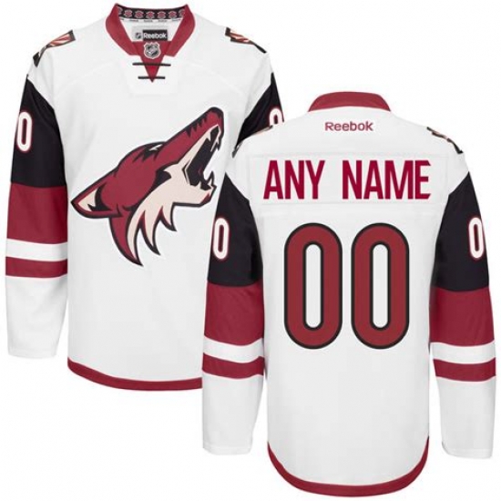 Men Women Youth Toddler NHL White Jersey - Customized Reebok Arizona Coyotes Third Men Women Youth Toddler NHL White Jersey - Customized Reebok Arizona Coyotes Third