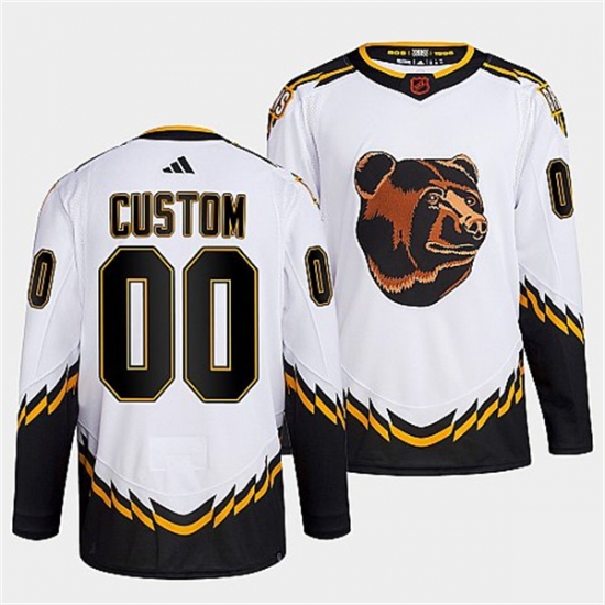 Men Women Youth Boston Bruins Custom White 2022 Reverse Retro Stitched Jersey Men Women Youth Boston Bruins Custom White 2022 Reverse Retro Stitched Jersey