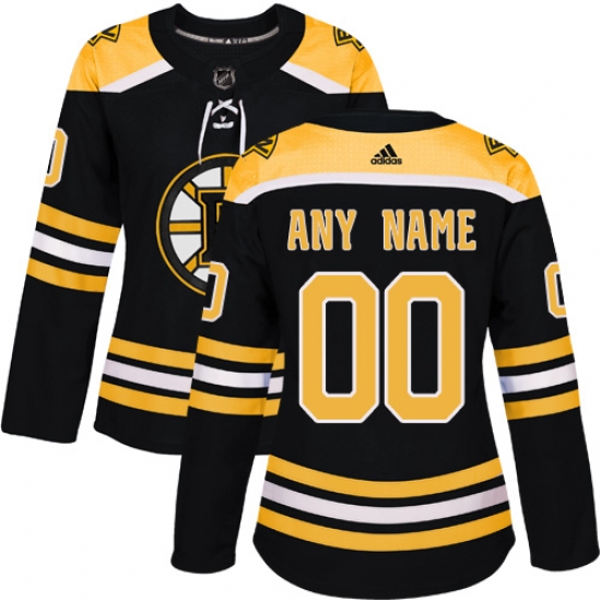 Men Women Youth Toddler Black Jersey - Customized Adidas Boston Bruins Home II Men Women Youth Toddler Black Jersey - Customized Adidas Boston Bruins Home II