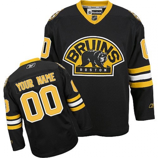 Men Women Youth Toddler Black Jersey - Customized Reebok Boston Bruins Third II Men Women Youth Toddler Black Jersey - Customized Reebok Boston Bruins Third II