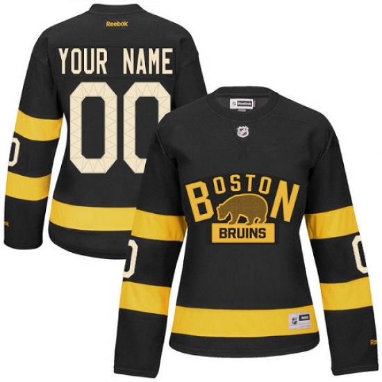 Men Women Youth Toddler Black Jersey - Customized Reebok Boston Bruins Winter Classic II Men Women Youth Toddler Black Jersey - Customized Reebok Boston Bruins Winter Classic II