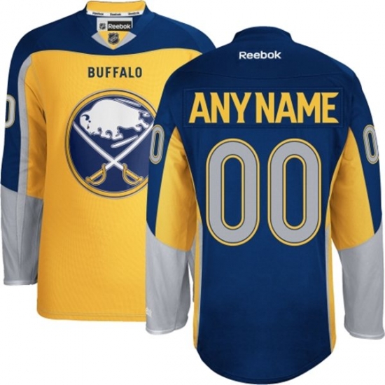 Men Women Youth Toddler Gold Jersey - Customized Reebok Buffalo Sabres Third Men Women Youth Toddler Gold Jersey - Customized Reebok Buffalo Sabres Third