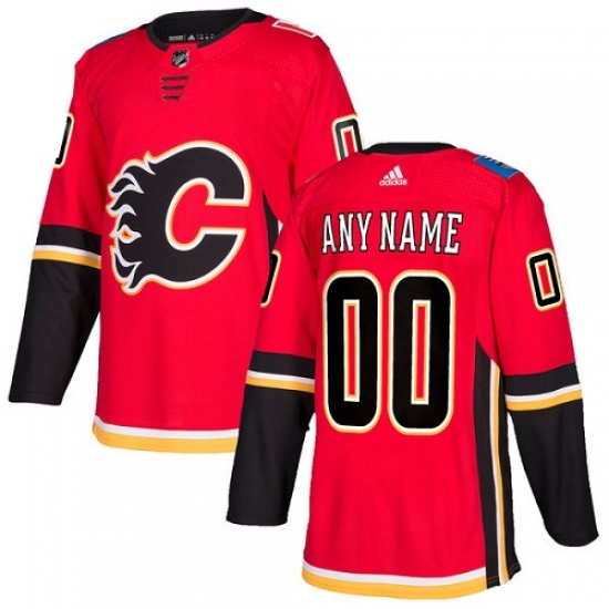 Men Women Youth Toddler Red Jersey - Customized Adidas Calgary Flames Home Men Women Youth Toddler Red Jersey - Customized Adidas Calgary Flames Home