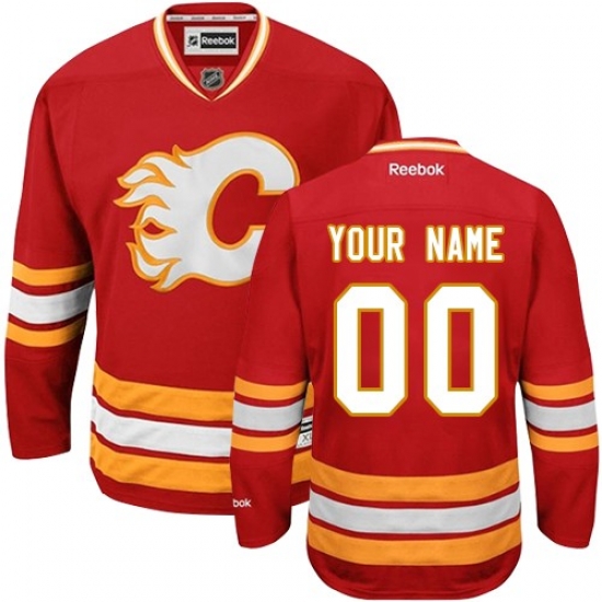Men Women Youth Toddler Red Jersey - Customized Reebok Calgary Flames Third II Men Women Youth Toddler Red Jersey - Customized Reebok Calgary Flames Third II