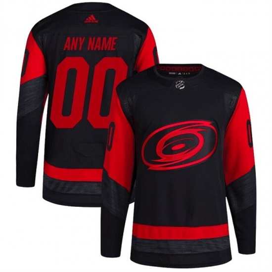 Men Women Youth Carolina Hurricanes Custom Black Red Stitched Jersey Men Women Youth Carolina Hurricanes Custom Black Red Stitched Jersey