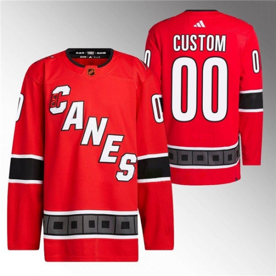 Men Women Youth Carolina Hurricanes Custom Red 2022 23 Reverse Retro Stitched Jersey Men Women Youth Carolina Hurricanes Custom Red 2022 23 Reverse Retro Stitched Jersey