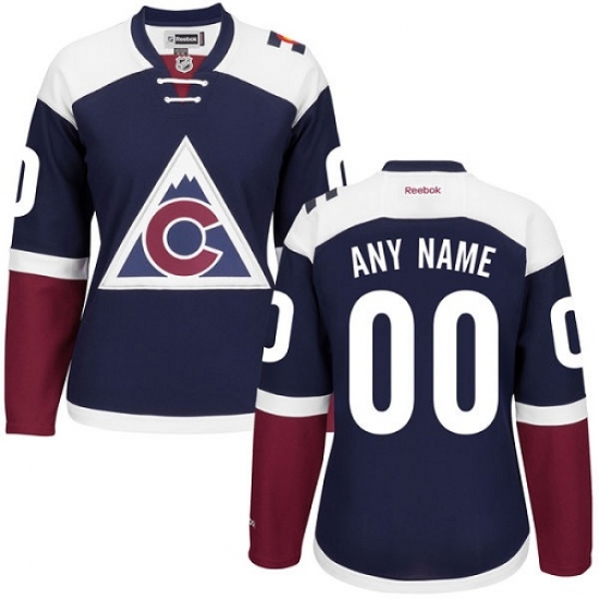 Men Women Youth Toddler Blue Jersey - Customized Reebok Colorado Avalanche Third II Men Women Youth Toddler Blue Jersey - Customized Reebok Colorado Avalanche Third II