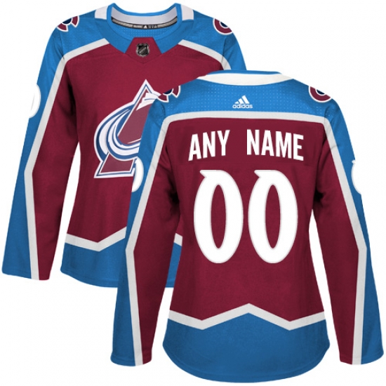 Men Women Youth Toddler Burgundy Red Jersey - Customized Adidas Colorado Avalanche Home II Men Women Youth Toddler Burgundy Red Jersey - Customized Adidas Colorado Avalanche Home II