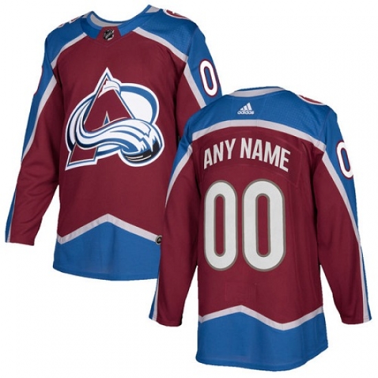 Men Women Youth Toddler Burgundy Red Jersey - Customized Adidas Colorado Avalanche Home I Men Women Youth Toddler Burgundy Red Jersey - Customized Adidas Colorado Avalanche Home I