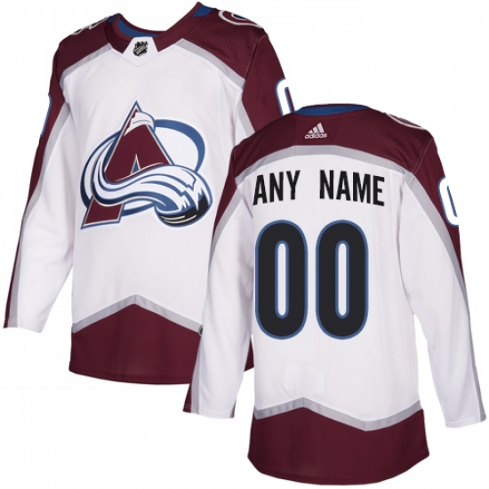 Men Women Youth Toddler White Jersey - Customized Adidas Colorado Avalanche Away Men Women Youth Toddler White Jersey - Customized Adidas Colorado Avalanche Away