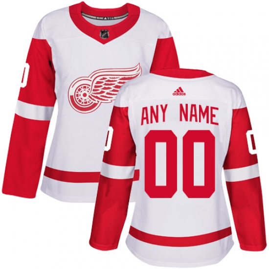 Men Women Youth Toddler White Jersey - Customized Adidas Detroit Red Wings Away II Men Women Youth Toddler White Jersey - Customized Adidas Detroit Red Wings Away II