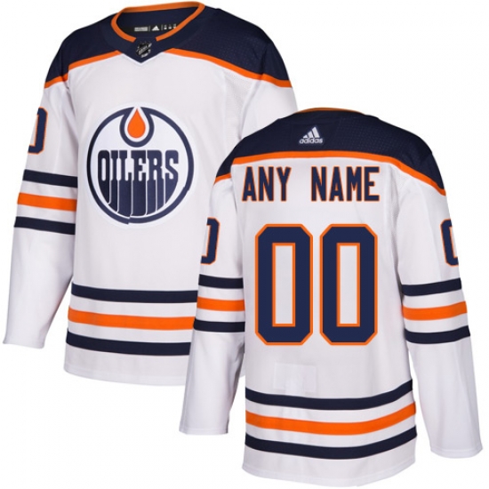 Men Women Youth Toddler Youth White Jersey - Customized Adidas Edmonton Oilers Away Men Women Youth Toddler Youth White Jersey - Customized Adidas Edmonton Oilers Away