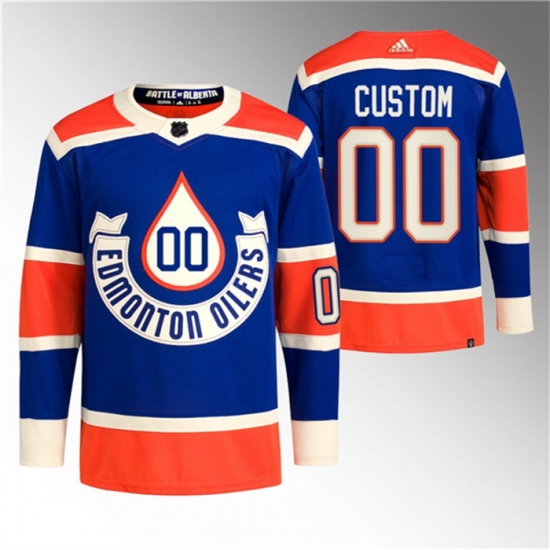 Men Women youth Edmonton Oilers Custom 2023 Royal Heritage Classic Primegreen Stitched Jersey Men Women youth Edmonton Oilers Custom 2023 Royal Heritage Classic Primegreen Stitched Jersey