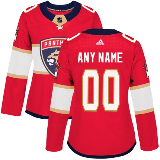 Men Women Youth Toddler Red Jersey - Customized Adidas Florida Panthers Home II Men Women Youth Toddler Red Jersey - Customized Adidas Florida Panthers Home II