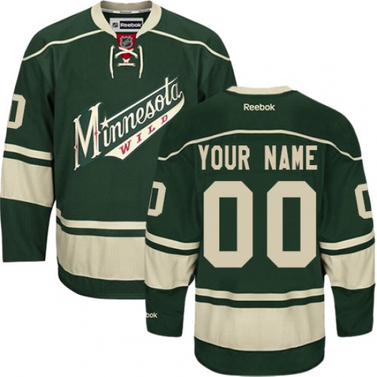 Men Women Youth Toddler Green Jersey - Customized Reebok Minnesota Wild Third Men Women Youth Toddler Green Jersey - Customized Reebok Minnesota Wild Third