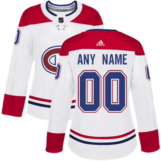 Men Women Youth Toddler White Jersey - Customized Adidas Montreal Canadiens Away II Men Women Youth Toddler White Jersey - Customized Adidas Montreal Canadiens Away II