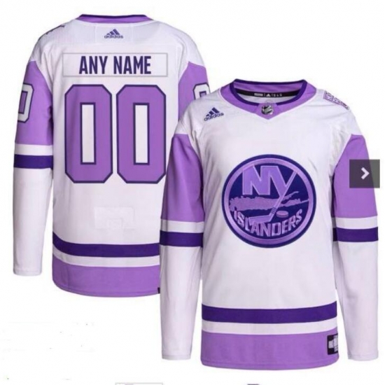 Men Women Youth New York Islanders Custom White Purple Stitched Jersey Men Women Youth New York Islanders Custom White Purple Stitched Jersey