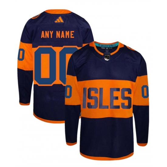 Men Women youth New York Islanders Custom Navy 2024 Stadium Series Stitched Jersey Men Women youth New York Islanders Custom Navy 2024 Stadium Series Stitched Jersey