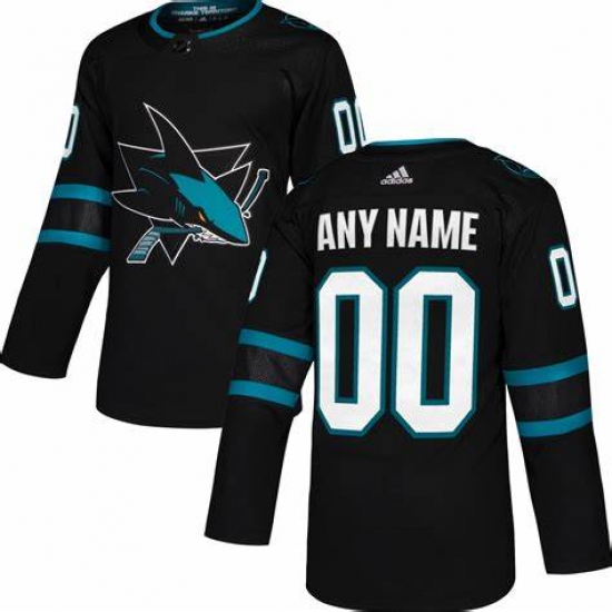 Men Women Youth Toddler San Jose Sharks Custom NHL Stitched Jersey Black Men Women Youth Toddler San Jose Sharks Custom NHL Stitched Jersey Black