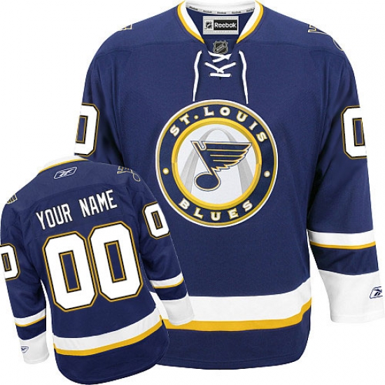 Men Women Youth Toddler Navy Blue Jersey - Customized Reebok St. Louis Blues Third II Men Women Youth Toddler Navy Blue Jersey - Customized Reebok St. Louis Blues Third II