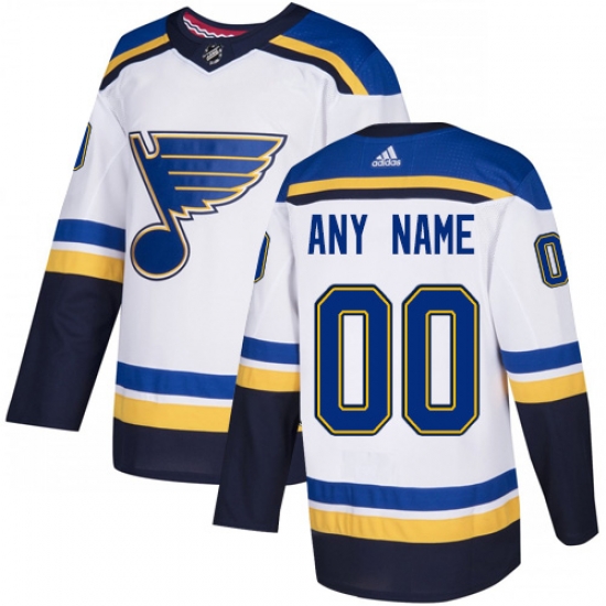 Men Women Youth Toddler White Jersey - Customized Adidas St. Louis Blues Away Men Women Youth Toddler White Jersey - Customized Adidas St. Louis Blues Away