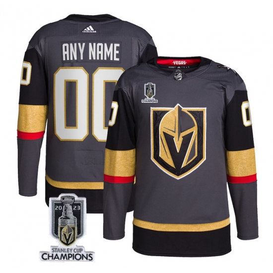 Men Women Youth Vegas Golden Knights Active Player Custom Gray 2023 Stanley Cup Champions Stitched Jersey Men Women Youth Vegas Golden Knights Active Player Custom Gray 2023 Stanley Cup Champions Stitched Jersey