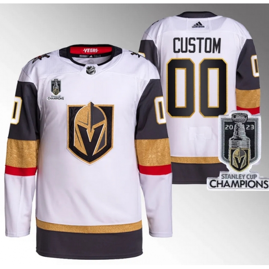Men Women Youth Vegas Golden Knights Active Player Custom White 2023 Stanley Cup Champions Stitched Jersey Men Women Youth Vegas Golden Knights Active Player Custom White 2023 Stanley Cup Champions Stitched Jersey