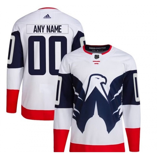Men Women Youth Washington Capitals Custom 2023 White Navy Stadium Series Stitched Jersey Men Women Youth Washington Capitals Custom 2023 White Navy Stadium Series Stitched Jersey